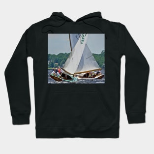 Sailboats on cross tacks Hoodie